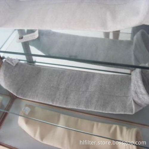 Dust filter bag for cement plant